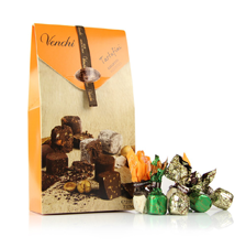Chocolate truffle assortment cardboard pack